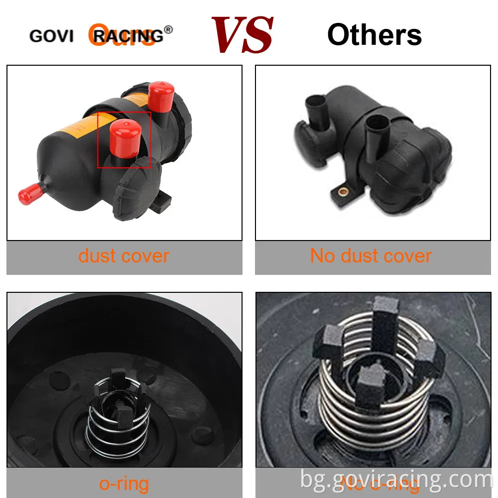 OEM ABS маслен улов резервоар черен